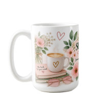 Selbstfürsorge-Club-Blumen-Wellness-Tasse