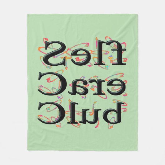 Selbstfürsorge-Club Fleecedecke (Vorderseite)