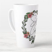 Selbstfürsorge Floral Milchtasse (Linke Ecke)