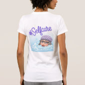 #Selbstfürsorge-Lotus T-Shirt (Rückseite)