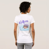 #Selbstfürsorge-Lotus T-Shirt (Schwarz voll)
