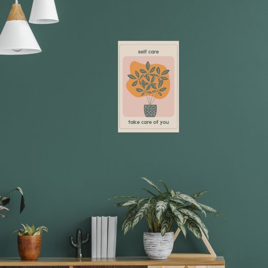 Selbstfürsorge Poster 🌸 (Wohnzimmer 1)