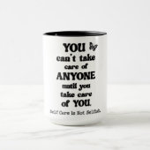 Selbstfürsorge Tasse (Zentrum)
