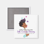 Selbstfürsorgemagazin Magnet (Vorderseite/Rückseite)