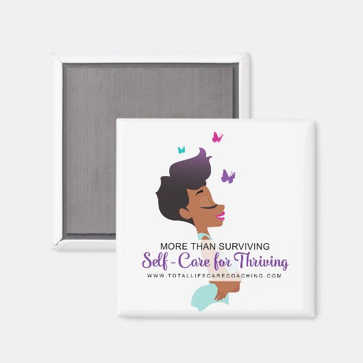 Selbstfürsorgemagazin Magnet (Vorderseite/Rückseite)