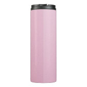 Selbstgebackenes Werbegeschenk für Kuchen Rosa Thermosbecher (Rückseite)