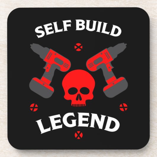 selbstgebaute Zuhause Getränkeuntersetzer (Vorderseite)