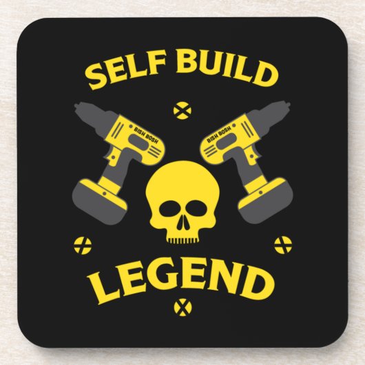 selbstgebaute Zuhause Getränkeuntersetzer (Vorderseite)