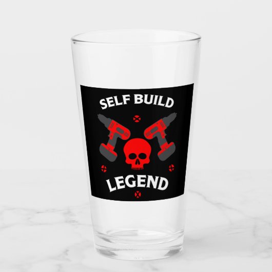 selbstgebaute Zuhause Glas (Vorderseite)