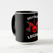 selbstgebaute Zuhause Tasse (Vorderseite Links)