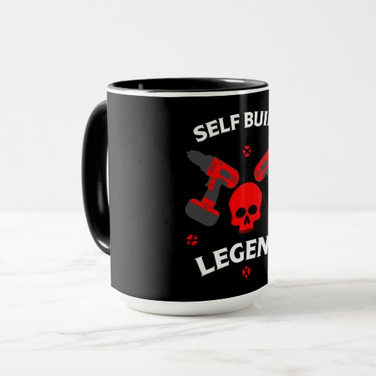 selbstgebaute Zuhause Tasse (Vorderseite Links)