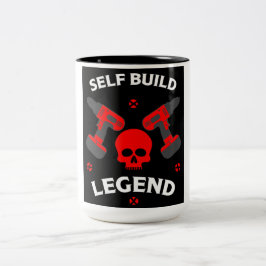 selbstgebaute Zuhause Zweifarbige Tasse