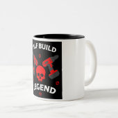 selbstgebaute Zuhause Zweifarbige Tasse (VorderseiteRechts)