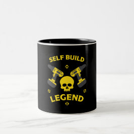 selbstgebaute Zuhause Zweifarbige Tasse