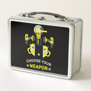 Selbstgebauter DIY-Mann Metall Brotdose