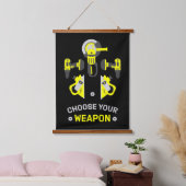 Selbstgebauter DIY-Mann Wandteppich Mit Holzrahmen (Schlafzimmer)