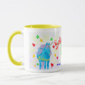 Selbstgebrannte Einhorn-Inspiration-Tasse Tasse (Links)