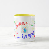 Selbstgebrannte Einhorn-Inspiration-Tasse Tasse (Zentrum)
