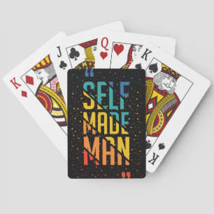 Selbstgebrannter Mann - LGBTQ+-Trans-Stolz Spielkarten