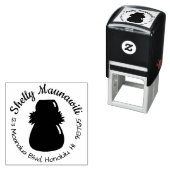 Selbstgefällige hawaiianische Rücksendeadresse Bri Permastempel (Beispiel)