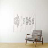 Selbstgemacht - Bettdecke 144 cm x 144 cm / Wandteppich (Beispiel (Horizontal))
