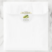 Selbstgemachte Dill-Gurken-Etiketten / Aufkleber (Tasche)