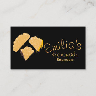 Selbstgemachte Empanadas Geschäft Handgezeichnet S Visitenkarte