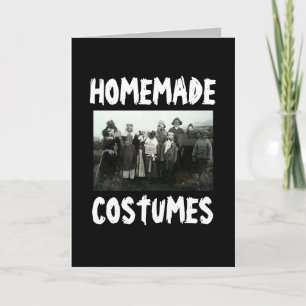 SELBSTGEMACHTE HALLOWEEN-KOSTÜME LUSTIGE GRUßKARTE KARTE
