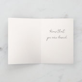 Selbstgemachte Happy Valentinstag Karte (Innenseite)