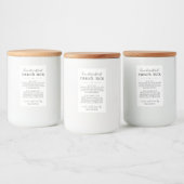 Selbstgemachte Ranch-Mix-Geschenklabels Lebensmitteletikett (Flaschen)