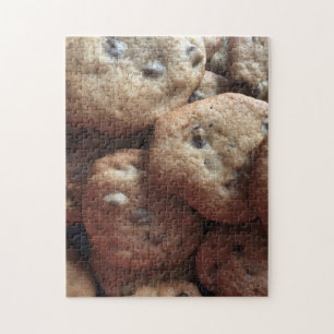 Selbstgemachte Schokoladenkekse Bäcker Backen Puzzle
