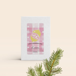 Selbstgemachte Seifen Geschäft Zitronen-Weihnachts