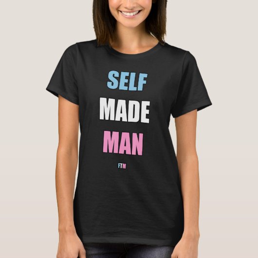 Selbstgemachte Transgender Man LGBt Trans Pride Fl T-Shirt (Vorderseite)