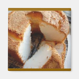 Selbstgemachter Angel Food Cake Magnet