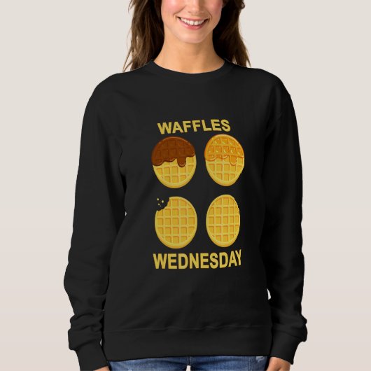 Selbstgemachter gefrorener Waffel-Mittwoch Sweatshirt (Vorderseite)