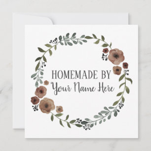Selbstgemachter Keks-Kuchen Vintage-Handwerk Flora