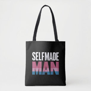 Selbstgemachter Mann Transgender Trans Pride-Flagg Tasche