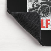 Selbstgemachter Schwarzer Besitz Schwarze Geschich Mousepad (Ecke)