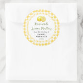 Selbstgemachter Zitronen-Muffin Aufkleber (Tasche)