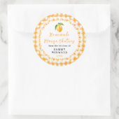 Selbstgemachtes Mango-Chutney-Glas-Etikett Runder Aufkleber (Tasche)