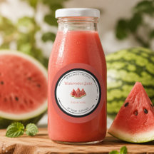 Selbstgemachtes organisches Wassermelonen-Saftetik