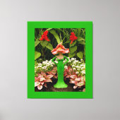 Selbstgenügender Garten - Leinwanddruck (Vorderseite)