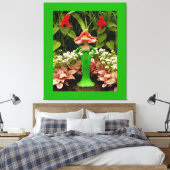 Selbstgenügender Garten - Leinwanddruck (Insitu (Schlafzimmer))