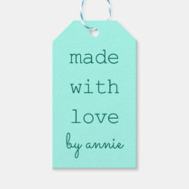 Selbstgestaltete Geschenkanhänger