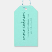 Selbstgestaltete Geschenkanhänger (Rückseite)