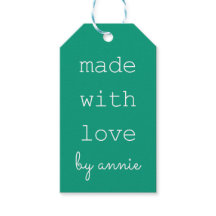 Selbstgestaltete Geschenkanhänger