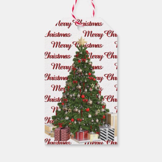 Selbstgestaltete Geschenkanhänger (Rückseite)