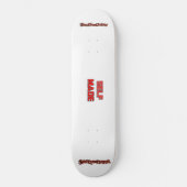 Selbstgestaltete Skateboard (Vorderseite)