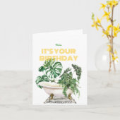 Selbsthilfe Geburtstagskarte Karte (Gelbe Blume)