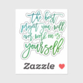 Selbsthilfeangebote, Projekt, das Sie inspirierend Aufkleber (Blatt)